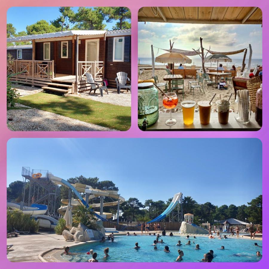 Mobil Home Happiness33 Dans Camping 5 Etoiles Acces Direct Plage Vendays Montalivet Dış mekan fotoğraf